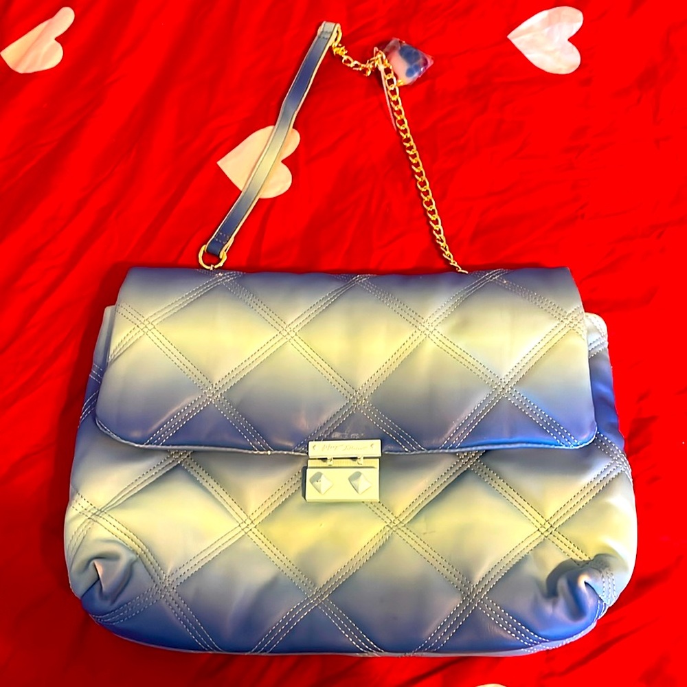Betsey Johnson ombré blue bag
